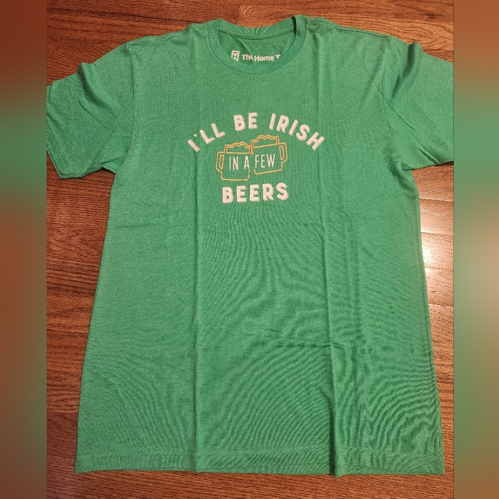 NNT, The Home T, Men's 'I'll be Irish..' tshirt, large